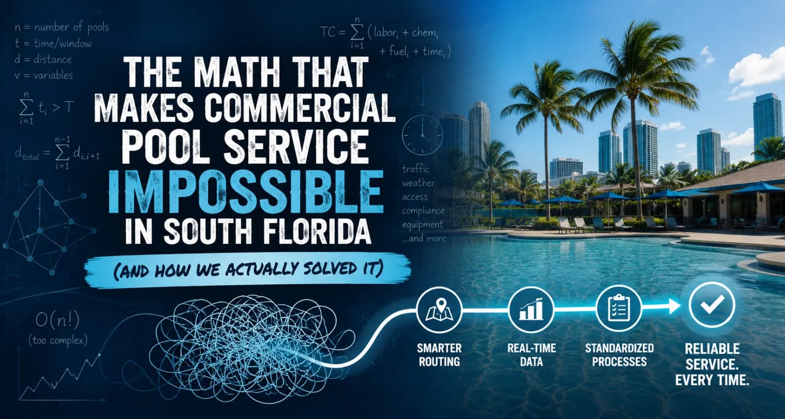 Commercial Pool Service in South Florida: The Real Math